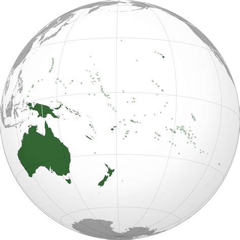 Oceania, c. 1200–1450 CE - asia oceania map