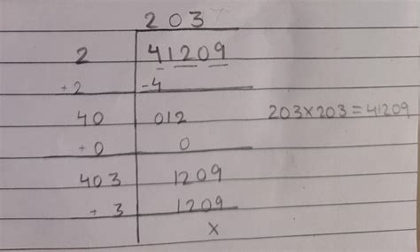 find square root of 41209 - Brainly.in