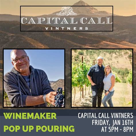 WINEMAKER: Capital Call Vintners, 307 NW 6th St, Redmond, OR, United ...