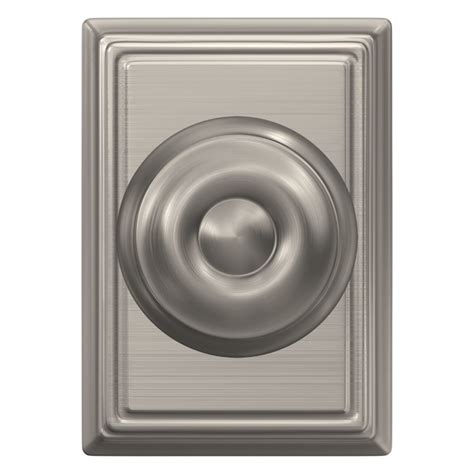 Schlage Georgian-Addison Satin Nickel Interior/Exterior Hall/Closet ...
