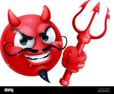 Cartoon devil fork Stock-Vektorgrafiken kaufen - Alamy