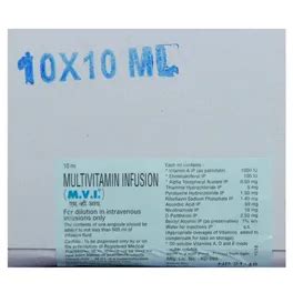 M.V.I Injection 1 x 10 ml | Uses, Side Effects, Price | Apollo Pharmacy