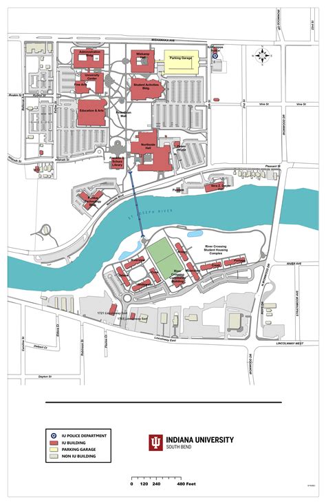 Indiana University Northwest Campus Map Maps & Floor Plans: Capital