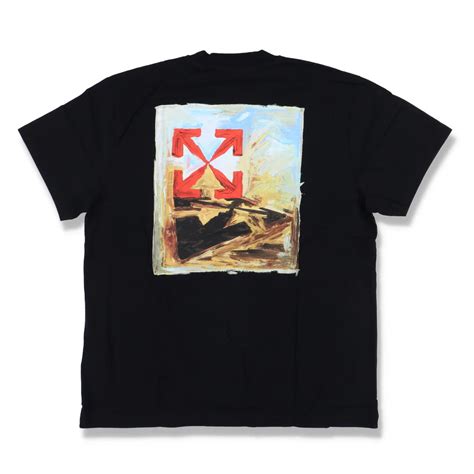 Off-White Black Arrows on Canvas Logo Oversized T-Shirt – HYPEWORLD