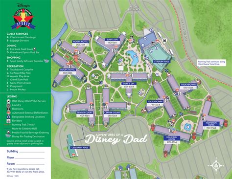 2025 Disney's All-Star Sports Resort Map - www.adventuresofadisneydad.com