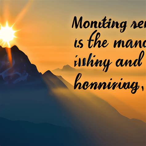 Sunrise over Mountains with Motivational Quotes · Creative Fabrica