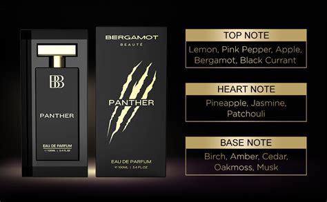 Buy Bergamot Beaute Panther Eau De Parfum Men | Perfume For Men 100ml ...