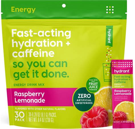 Hydrant - Energy Electrolyte Powder, Raspberry India | Ubuy