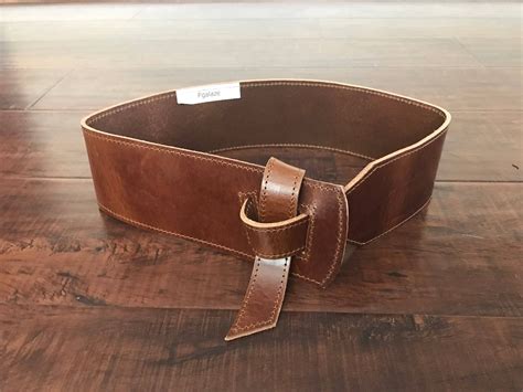 Honey Brown Leather Belt, Wide Belt, Women Belts, Fashion Belt, Sash ...