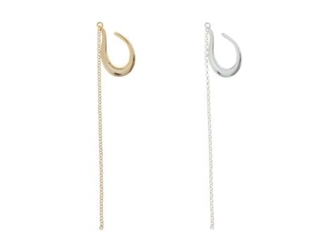 Sea'ds Mara Waning moon ear cuff Silver | planet3rd