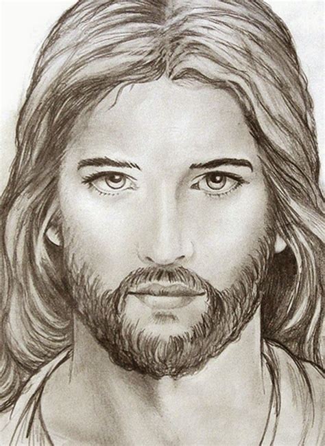 face jesus drawing easy