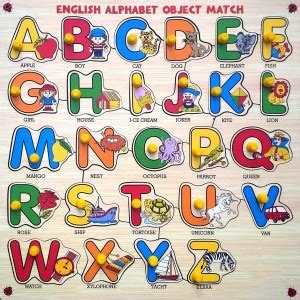Lattice Premium Wooden Capital Alphabets Object Match Educational ...