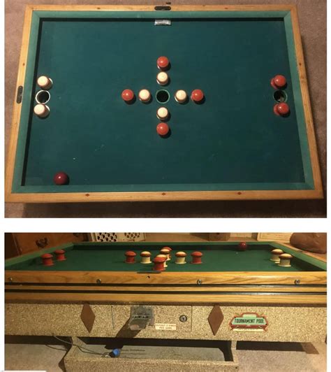 1955 Genco 3-Hole Bumper Pool Table and Rule Card : r/BumperPool