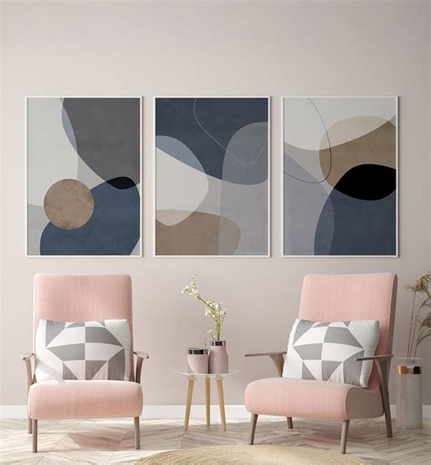 Storm Veil Layers Set of 3 Stunning Paintings – Asianmonk