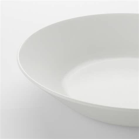 OFTAST deep plate, white, 20 cm (8") - IKEA