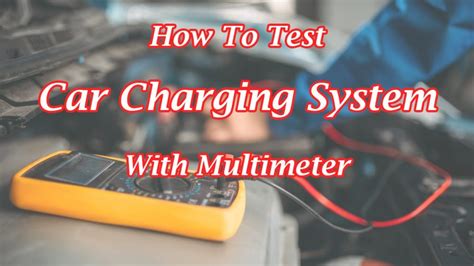 Image result for Check Charging System with Multimeter