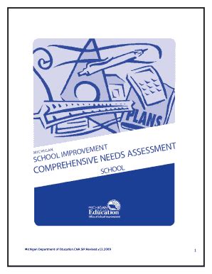 The Comprehensive Needs Assessment (CNA) was developed to be used as a ...