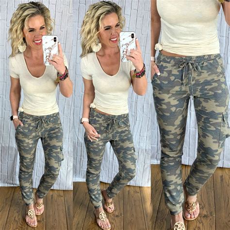 Camo Cargo Joggers: Light | Cute camo outfits, Cute outfits, Camo outfits