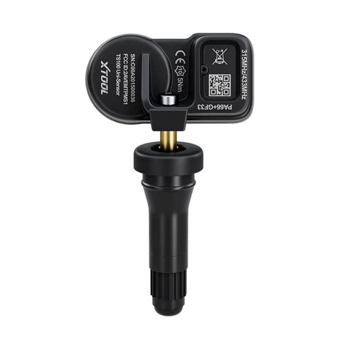 XTOOL TS100 TPMS Sensor 315/433MHz for All Vehicles, Programmable OEM TPMS Sensor Replacement ...