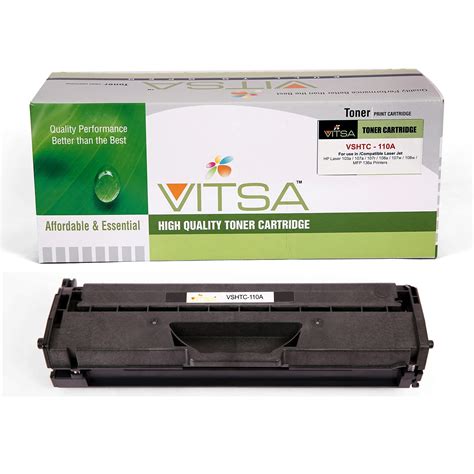 VITSA W1112A / 110A Toner Cartridge Compatible with Laserjet 108 / 108a ...