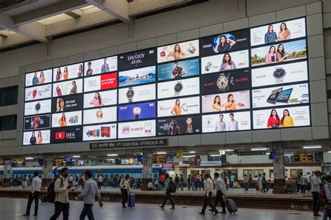 PT Deen Dayal Upadhyaya Railway Station Advertising | Static Screen ...