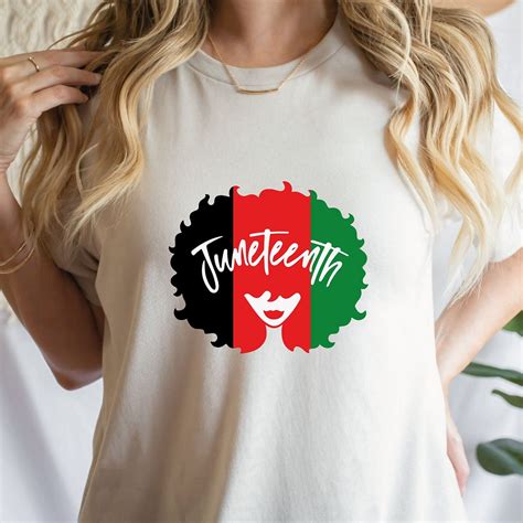 Juneteenth Afro Girl Svg, Juneteenth 19, Freedom Day, BLM Svg, Africa ...