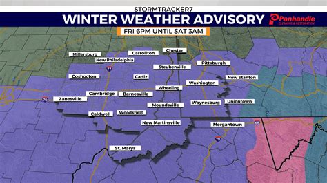 Winter Weather Advisory Friday and Saturday for the Ohio Valley