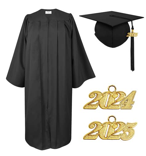 Snapklik.com : Matte Graduation Cap And Gown 2024 2025 Tassel Adults ...