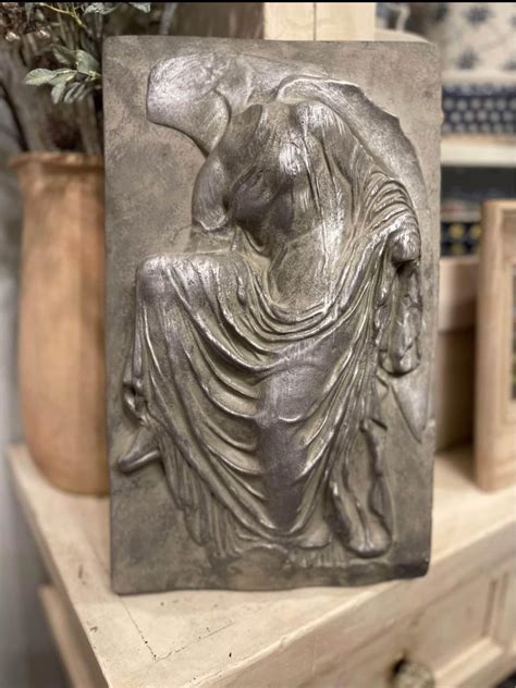 Nike Victory Adjusting Her Sandal Temple Athena Plaster Relief ...