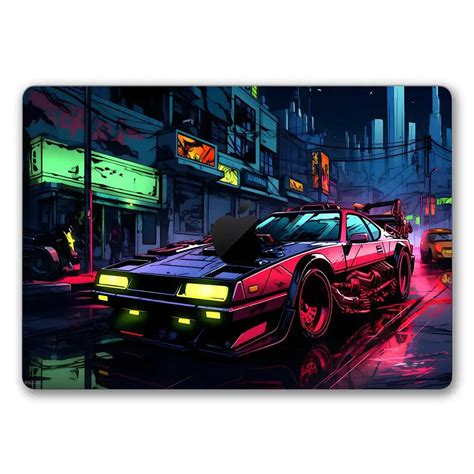 City Car Drift Ride Laptop Skin for MacBook | Buy Online Now – SkinsLegend