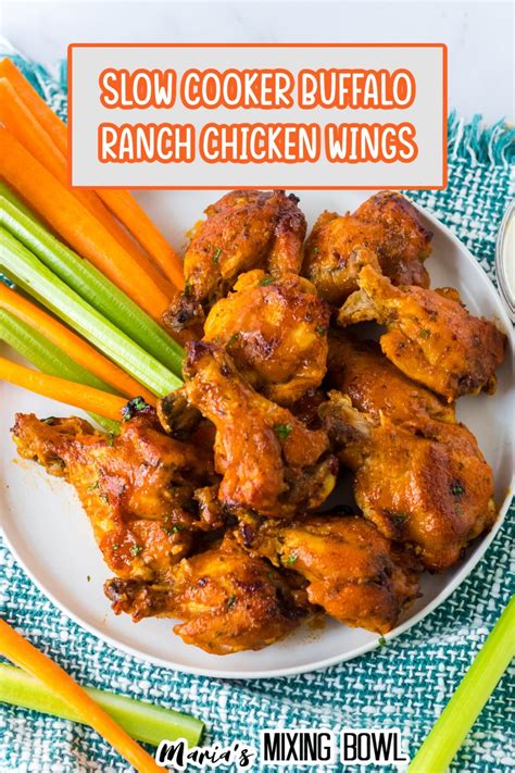 Slow cooker buffalo chicken wings – Artofit