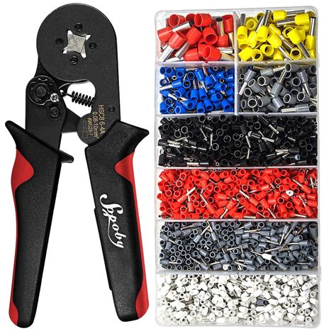 Buy Ferrule Crimping Tool Kit - Sopoby Ferrule Crimper Plier (AWG 28-7 ...