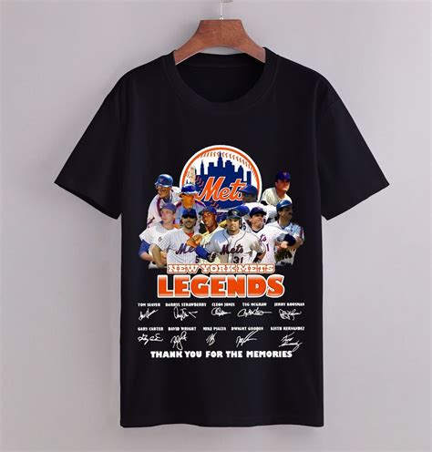 T shirt New York Mets Legend Signature New York Mets Shirt Mlb New Yor ...