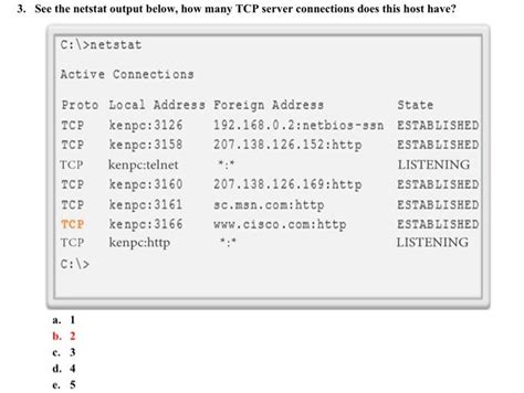 Image result for Explain Netstat Output