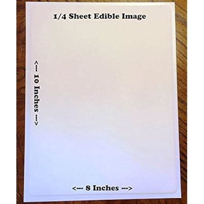 1/4 Sheet - Create Your Own 2D Custom Edible Fondant India | Ubuy