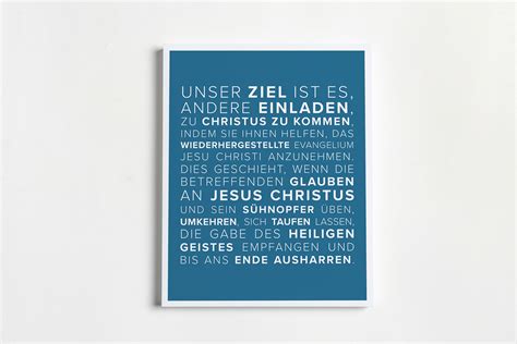 Missionary Purpose Poster | 16x20 | 14 Colors | English Spanish German ...
