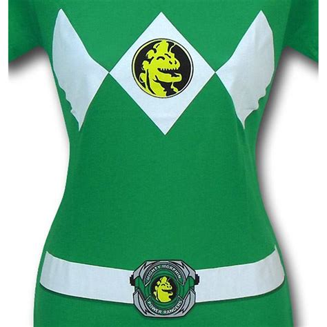 Power Rangers Green Ranger Juniors T-Shirt