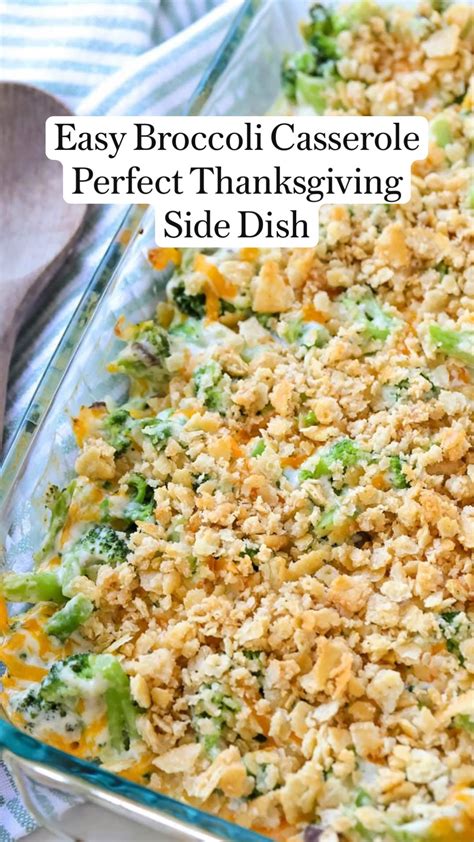 Easy broccoli casserole perfect thanksgiving side dish – Artofit