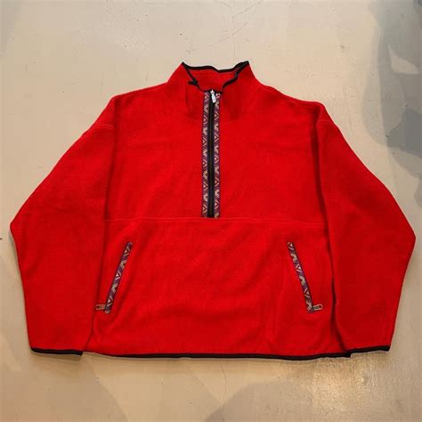 90s THE NORTH FACE "tyrolean tape" half-zip fleece【高円寺店】 | What’z up