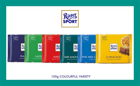 Ritter Sport Cornflakes Milk Chocolate with Crispy Crunchy cornflakes ...
