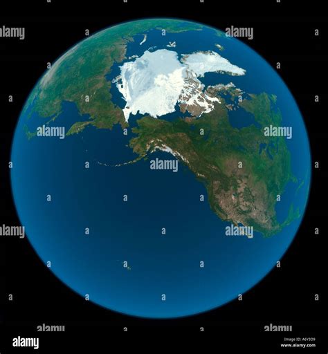 Arctic circle map hi-res stock photography and images - Alamy