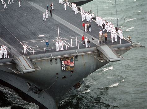 USS Coral Sea CVB CVA CV-43 Midway class Aircraft Carrier