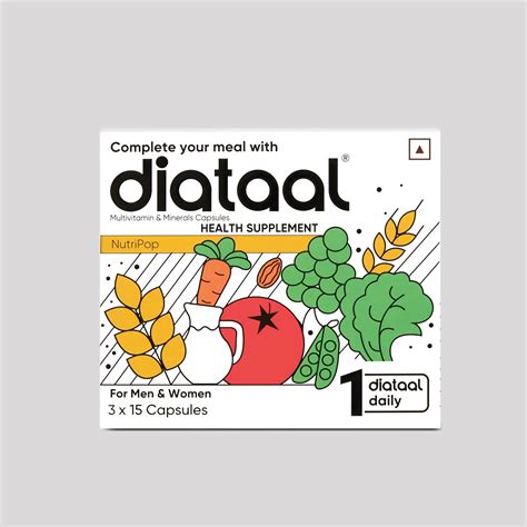 Diataal Nutripop Multivitamin | Biotin for Hair | 8 Vitamins & 8 ...
