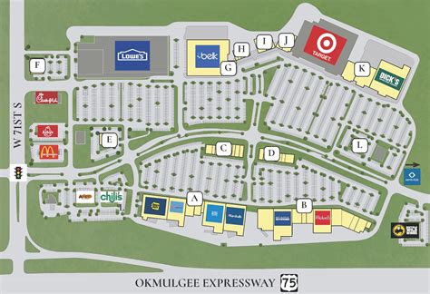 Store Directory — Tulsa Hills Shopping Center