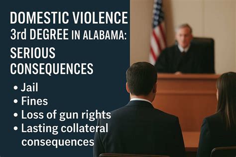Domestic Violence 3rd Degree in Alabama: Serious Consequences in ...