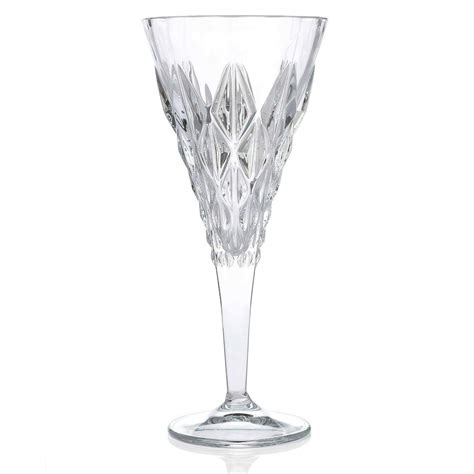 Buy RCR Enigma Luxion Crystal White Wine Glasses, 270 ml, Set of 6 ...