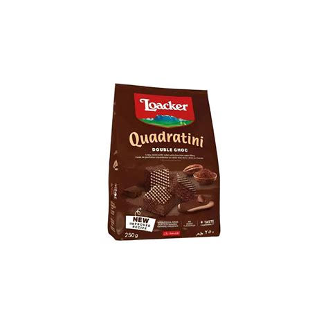 Loacker Quadratini Double Choc 250g – Buy Premium Chocolate Wafers