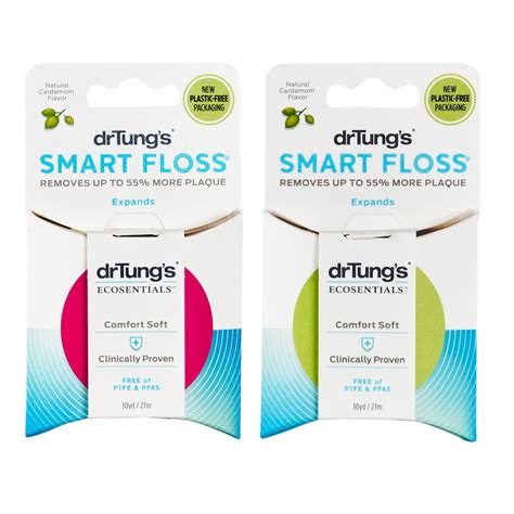 Buy Dr. Tung's Smart Floss, 30 yds, Natural Cardamom Flavor 1 ea Colors ...
