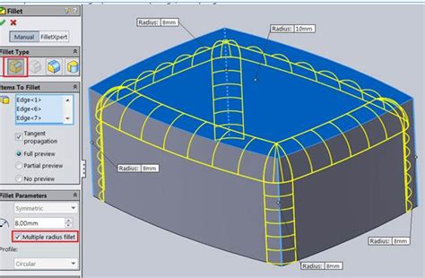 Fillet Call Out Drawing SolidWorks 的图像结果
