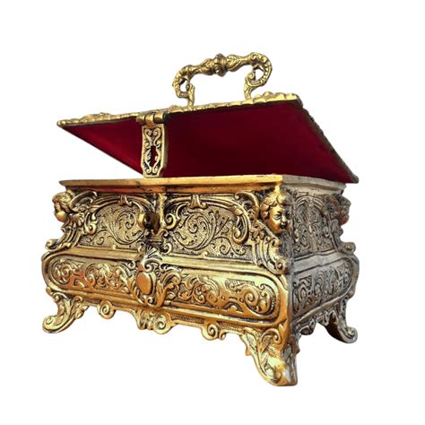 Brass Victorian Box for Jewellery, Decor & Treasure Chest – The Advitya